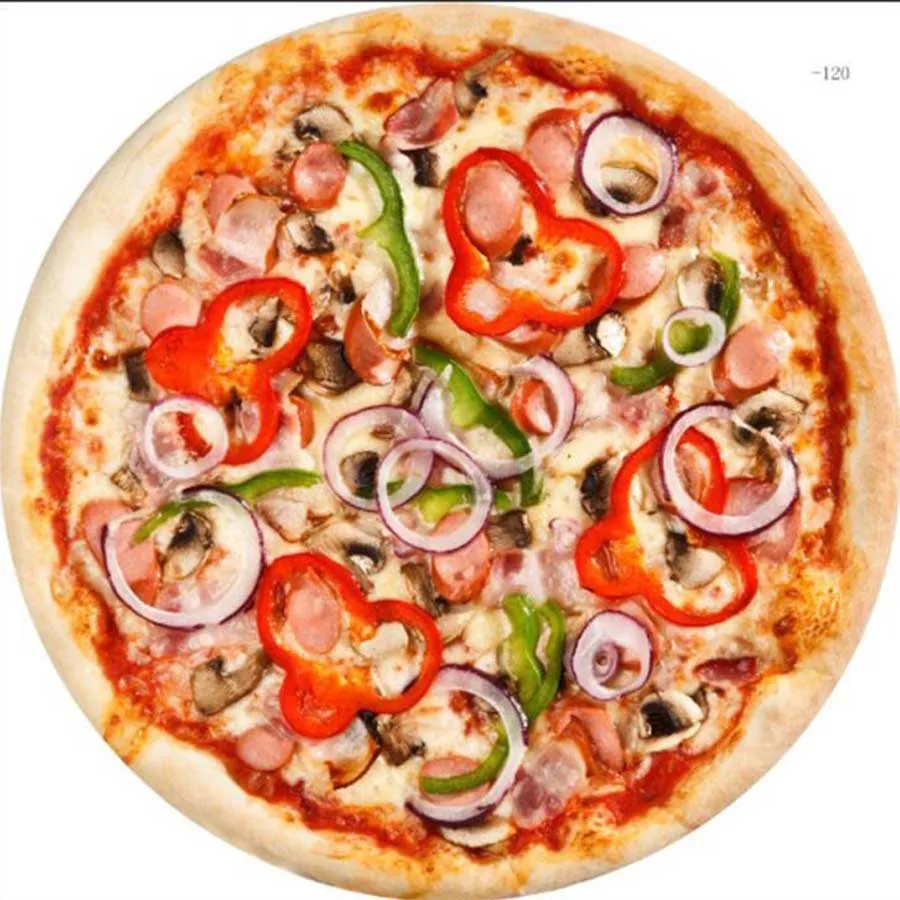 Weiche, warme Flanell-Tortilla-Pizza-Decke, runde Form, Donut, Flugzeug, Reisen, tragbar, tragbar, Winter-Druck-Überwurfdecke275O