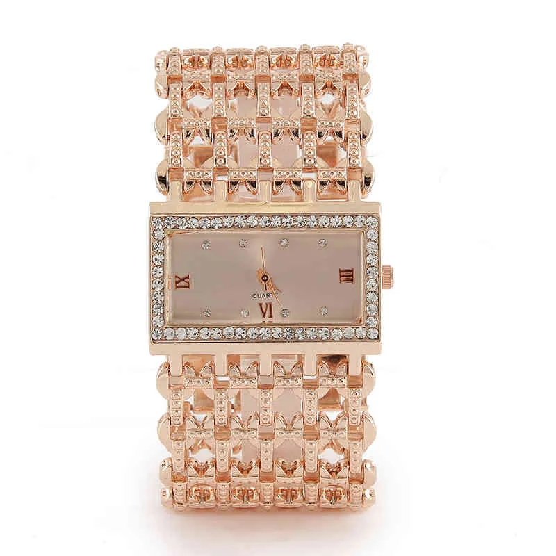 Armband Mode Ladies Luxury Gold Es Women's Klockor Klocka Reloj Mujer Montre Femme Relogio