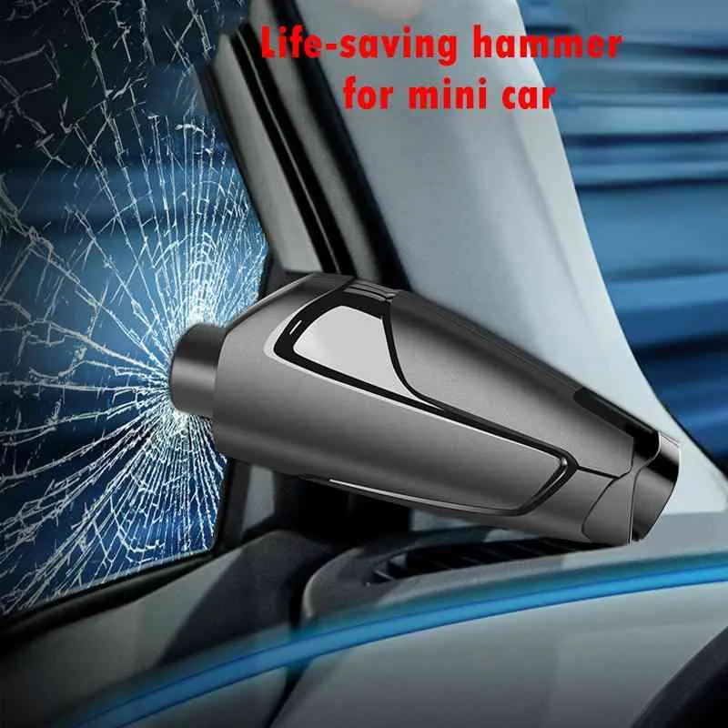 Bil Universal Multifunktionell Mini Säkerhet Brand Rescue Hammer, Fönsterbrytare, Auto Supplies