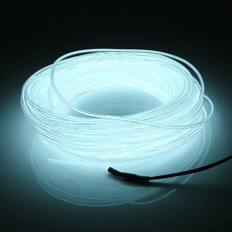 SIGNE DE NÉON LED El fil 30m 10 couleurs Câble tube de corde 2 mm de bricolage Lumière Lumières flexibles Glow Party Bar Dance Decoration334b