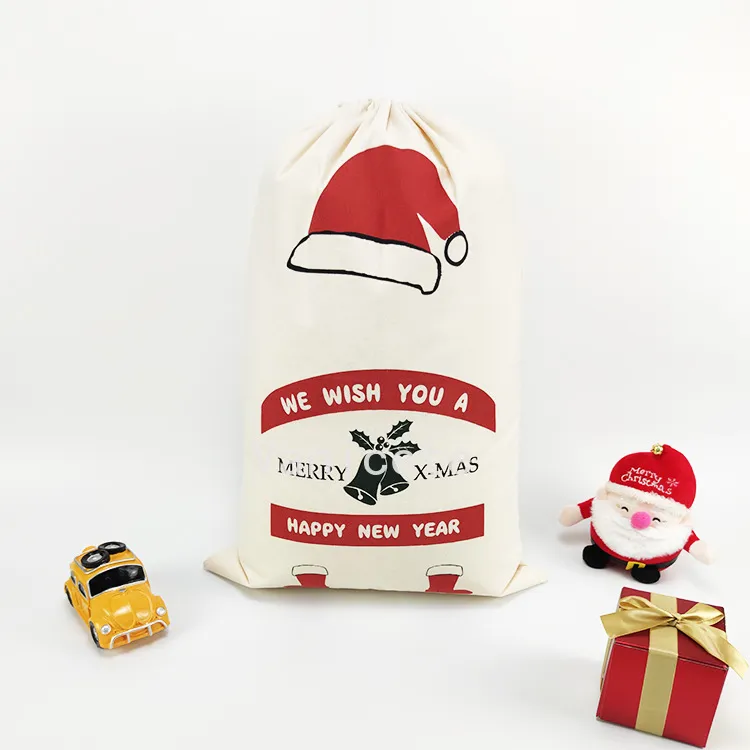 70 * 50cm Party Christmas gift bag Xmas élément arbre enfant Décorations de Noël bonbons Sacs à cordon T2I52388