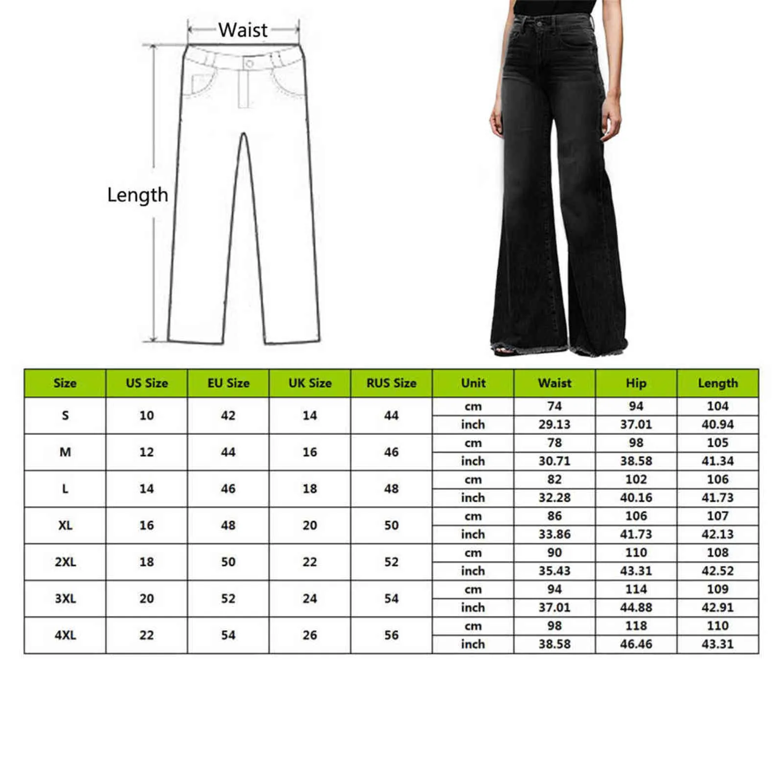 Marque de mode Jeans élastiques femmes bouton lavé Denim pantalon Femme poche pantalon botte coupe ligne droite Flare Muje 211129