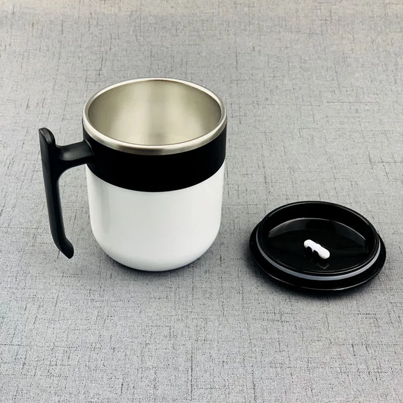 Taza autoagitadora de acero inoxidable, taza de café mezcladora automática, diferencia de temperatura magnética, Control inteligente 220311