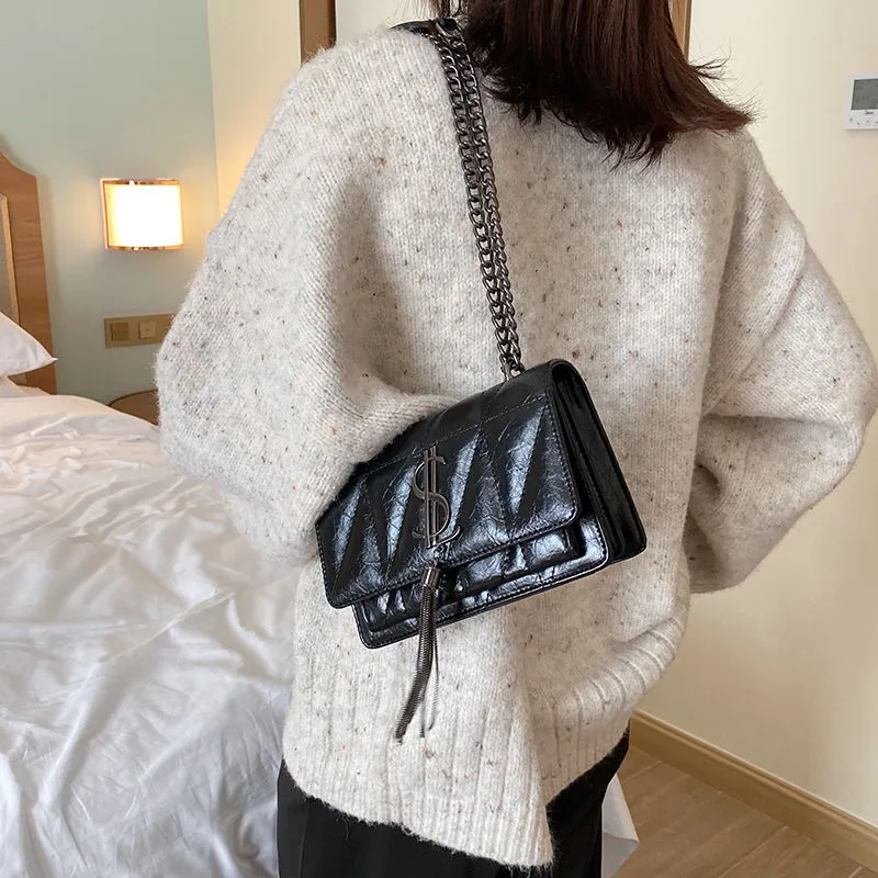 Daily Bag High-Grade French Niche Small Bag Womens Bag New 2021 Western Texture Internet Celebrity Messenger Womens All-Matching Ins