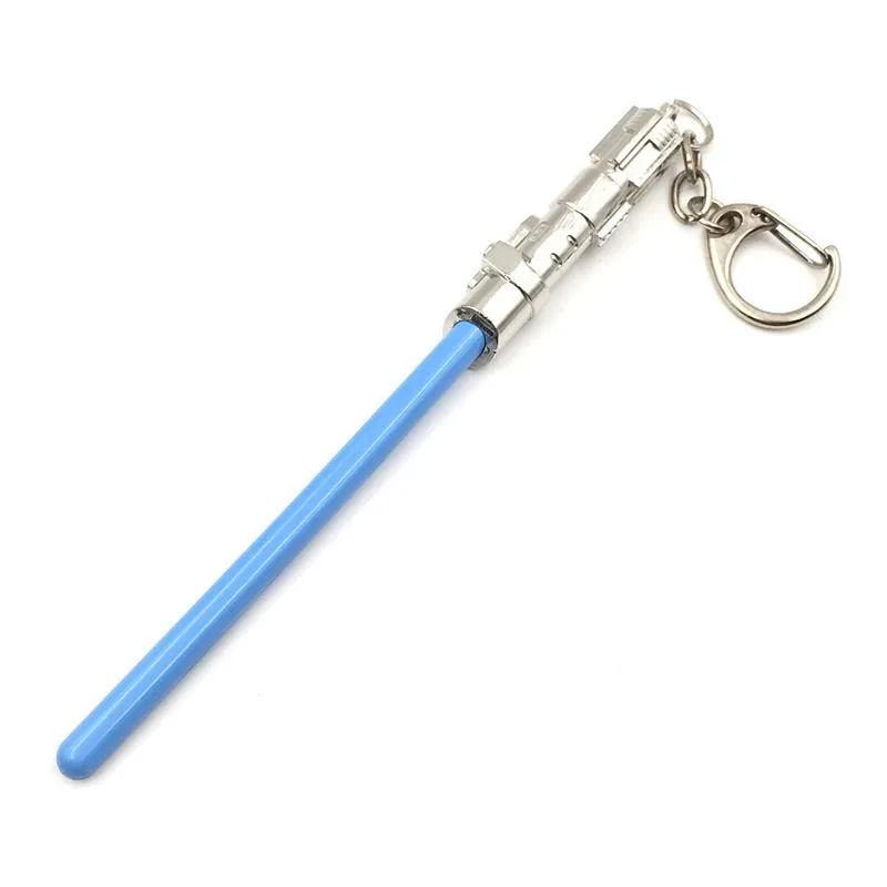 Keychains Arrival Movie Lightsaber Keychain Fashion Key Holder Ring For Fan's Gift3100