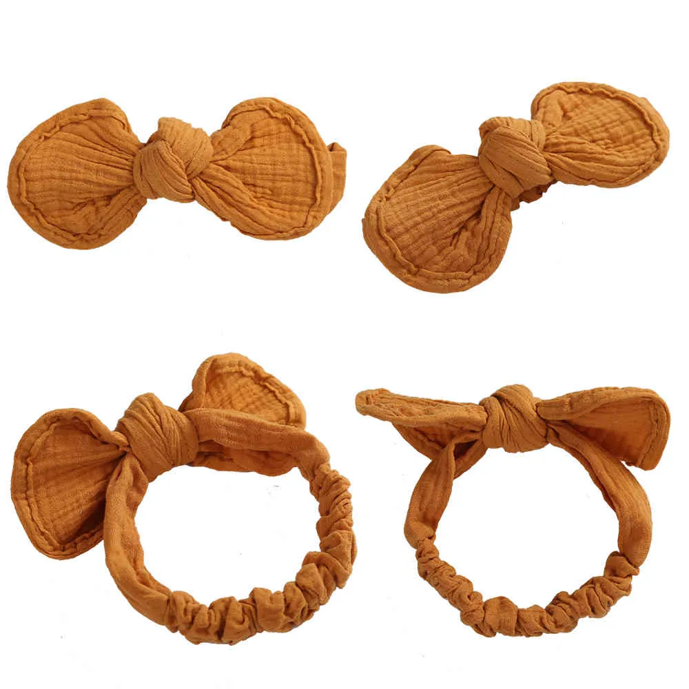 bébé filles haut noué bandeau infantile cheveux accessoires lapin lapin oreille arcs né coton Turban enfant en bas âge Po accessoires