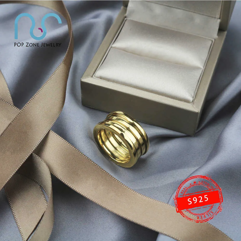Anello in argento sterling S925 Marca Zero Spring Luxury Original Trendy Design Anniversary Party gli amanti delle donne con 2110143098