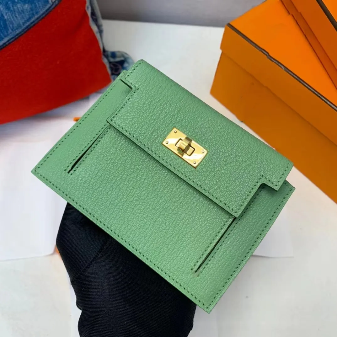 As011High-End Epsom Mini-Taschen Leder importiert Wachslinie Handtaschen Custom Bag Handtasche Allzweck Brieftasche für Männer und Frauen sogari237n