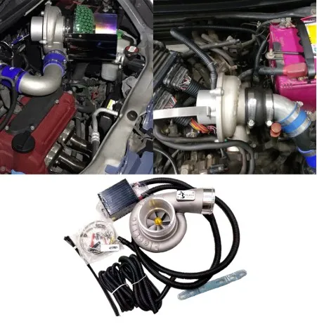 Auto Electric Turbo Supercharger Kit Thrust Мотоцикл Электрический турбонагнетающий воздушный фильтр для всех автомобильных улучшенных скоростей
