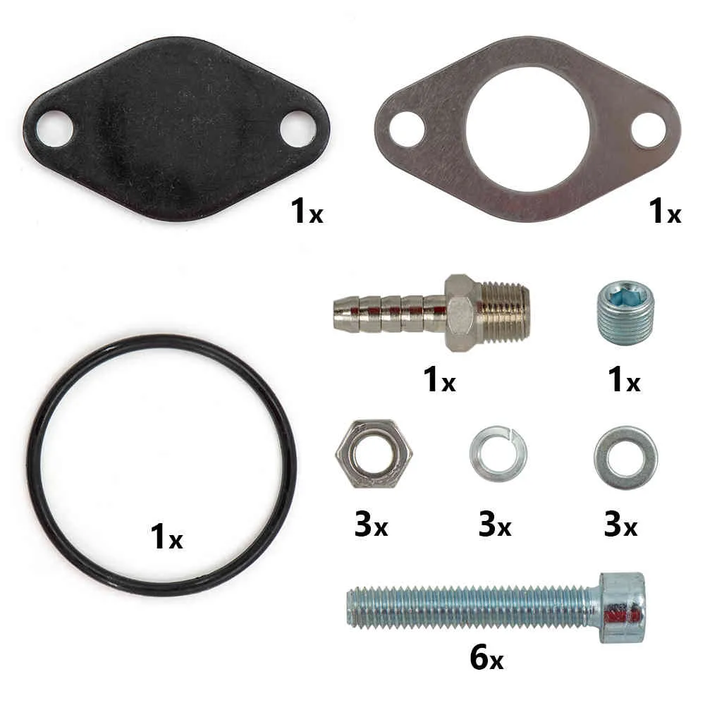 Kit de suppression automatique tuyau de remplacement de soupape pour VW Golf Mk5 2.0tdi, également adapté à la soupape EGR 2.0Tdi