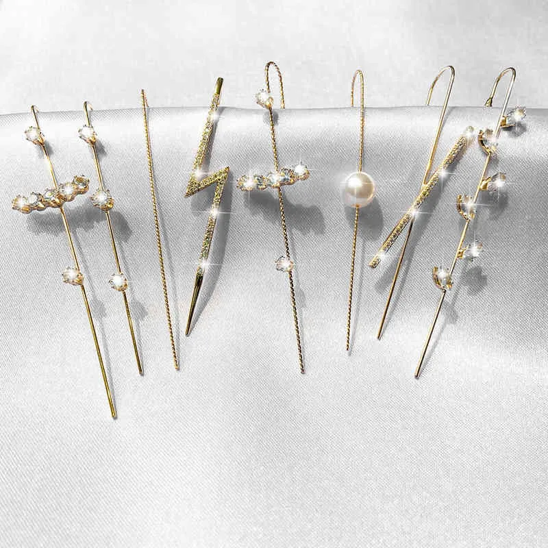 Oorbellen 1 stks lichaam sieraden piercing voor vrouwen mode AAA Australië kristal bengelen oorbel vrouwelijke verlovingsgeschenken 221218