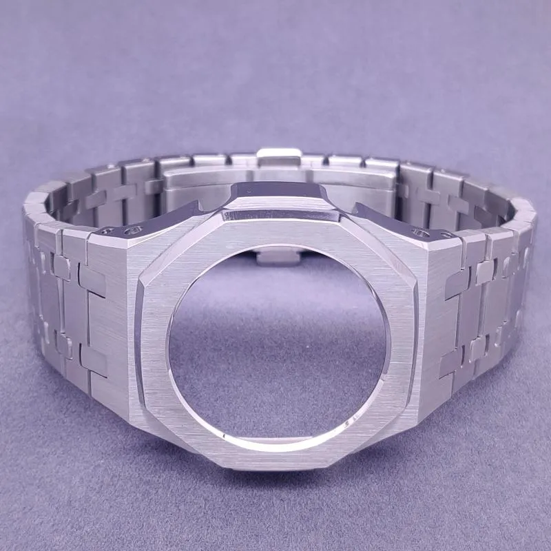 Cinturini orologi GMAS2100 Hontao Casioak Mini All Metal Mod Kit Lunetta con cinturino a vite Acciaio inossidabile fai da te il più piccolo GMA-S2100345f