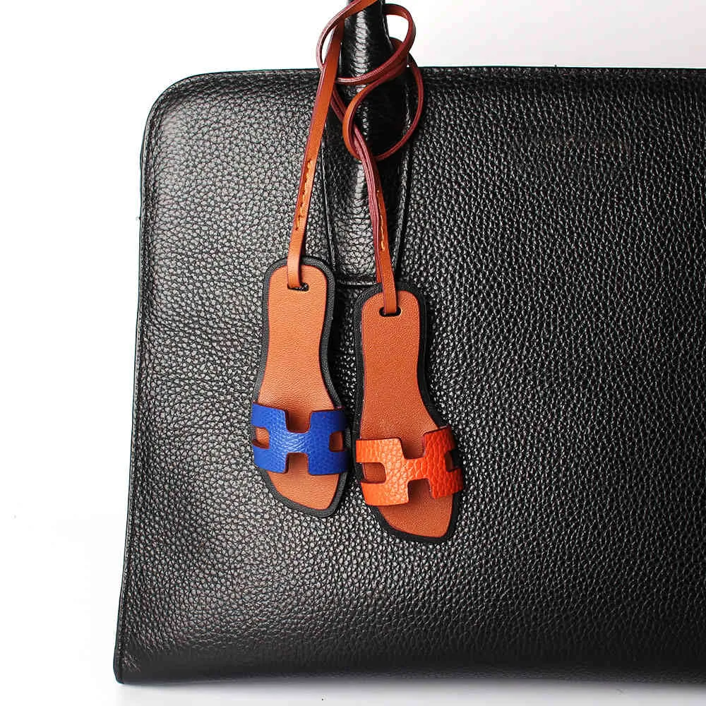 Fashion Designer PU Faux Leather Boot Slipper Keychain Pendant For Women Ladies Bag Charm Accessories Ornament Gifts