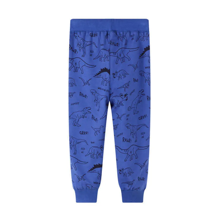 Jumping meters Arrival Sweatpants for Boys Girls Animals Print Long Pant Baby Trousers Kids Dinosaurs Pants 210529