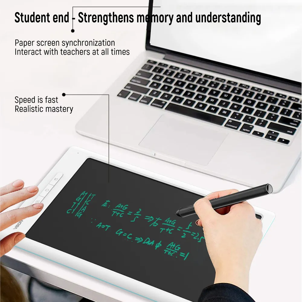 10.4 * 6.5 tum grafisk digital tablett med batterifri penna 8192 nivåer skrivbordet Ritningsspel OSU på