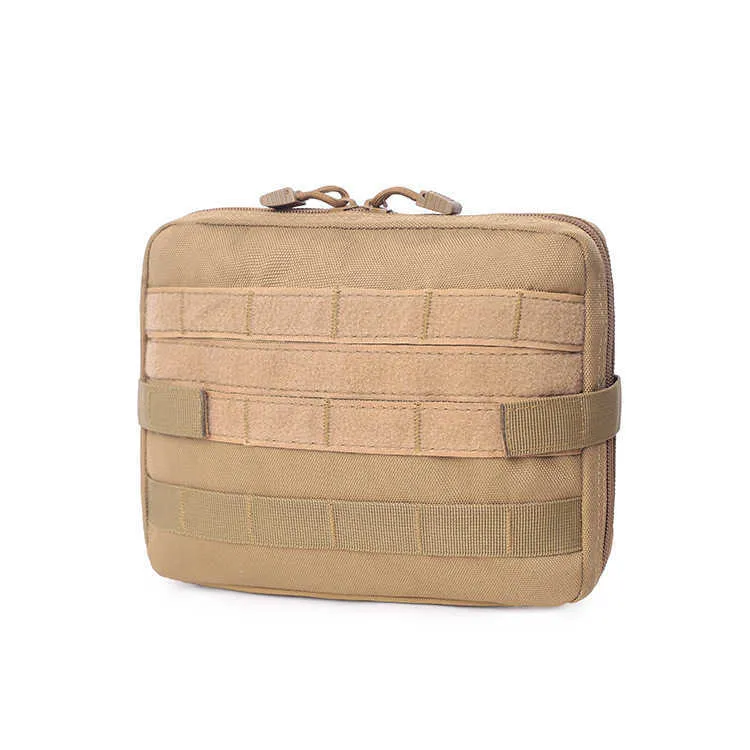 Outdoor Military Molle Utility EDC Tool Waist Pack Tactical Medical First Aid Pouch Phone Holder Case Hunting Bag Q0721