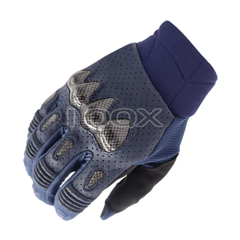 Guanti da moto da corsa neri da uomo Bomber Guanti Moto Street Off-Road Motocross Scooter luvas Guanti da ciclismo mountain bike H1022