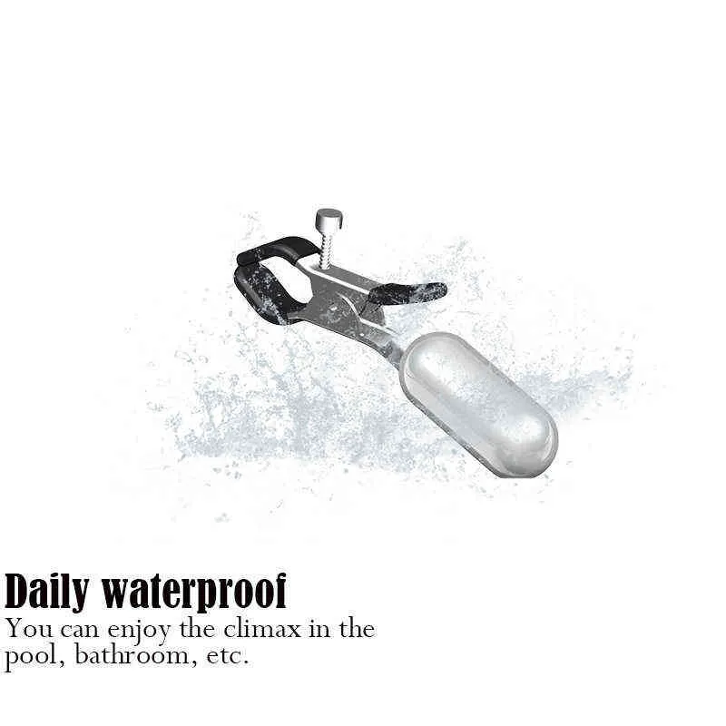 NXY Pump Toys 20 Frequency Vibration Nipple Clamp Breast Enhancement Flirt Vibrator Mute Sex For Couple Adult_voghion.com