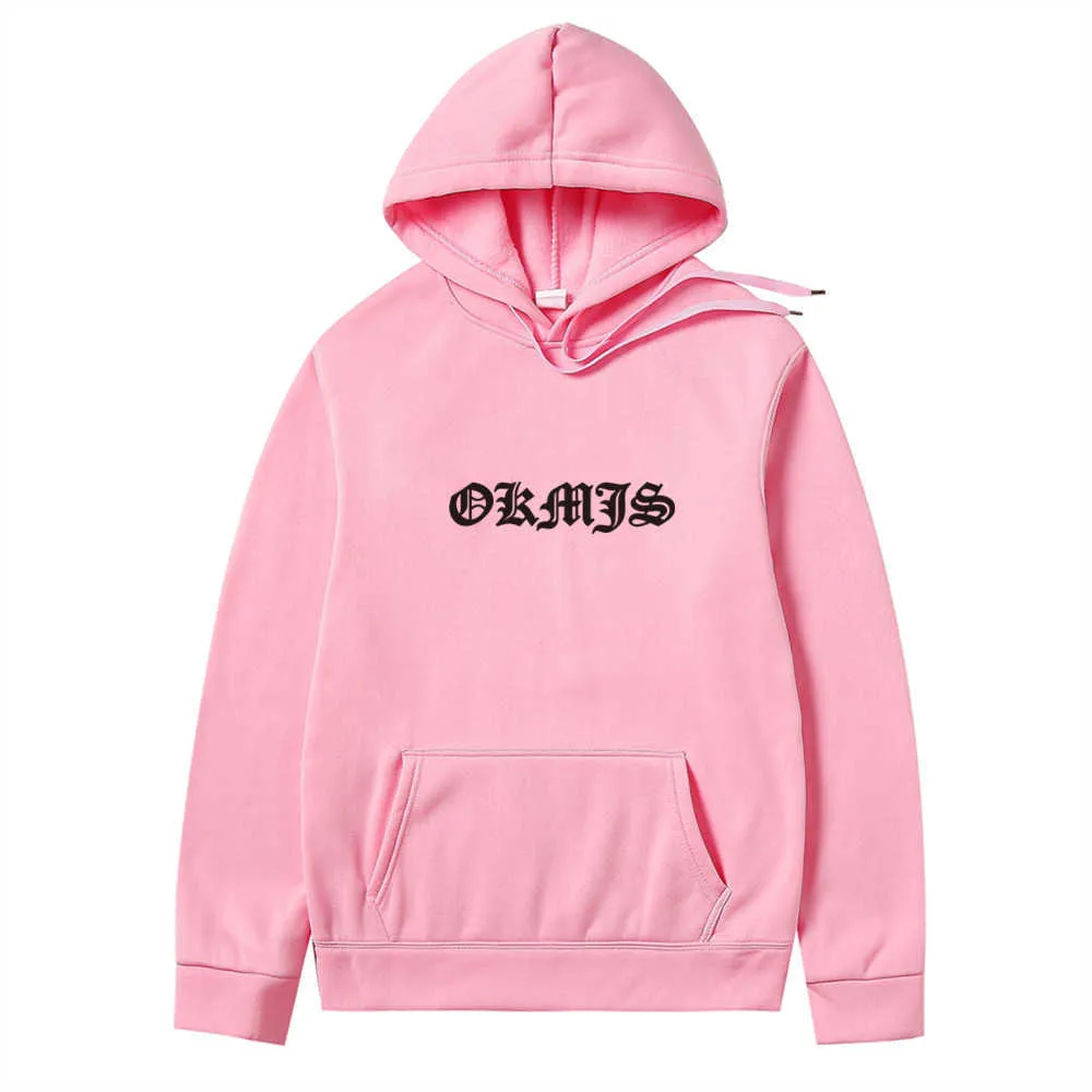 Okmjs Brand Men Hoodies Autumn Winter Sweatshirt High Quality Hoodie Casual Fashion Sweatshirts Men/Woman Tracksuit sudadera H0910