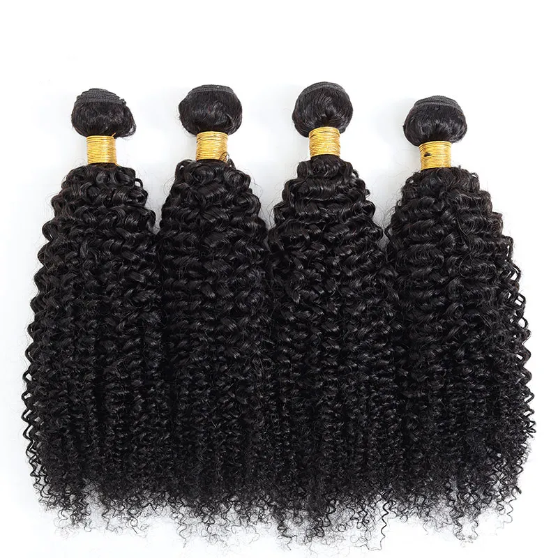 4 BundlesCurly Wave Human Hair Extensions 8-32 Inch Deal Brazilian Curly Hair Weave Bundles