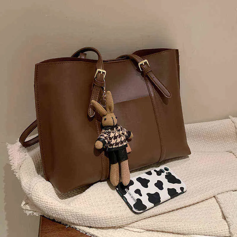 Shopping Bags Luxury Brand Handbags for Woman PU Leather Shoulder Bag Large Tote Designer Big Purse Sac A Main Classic Satchel Bolsas De Mujer220307