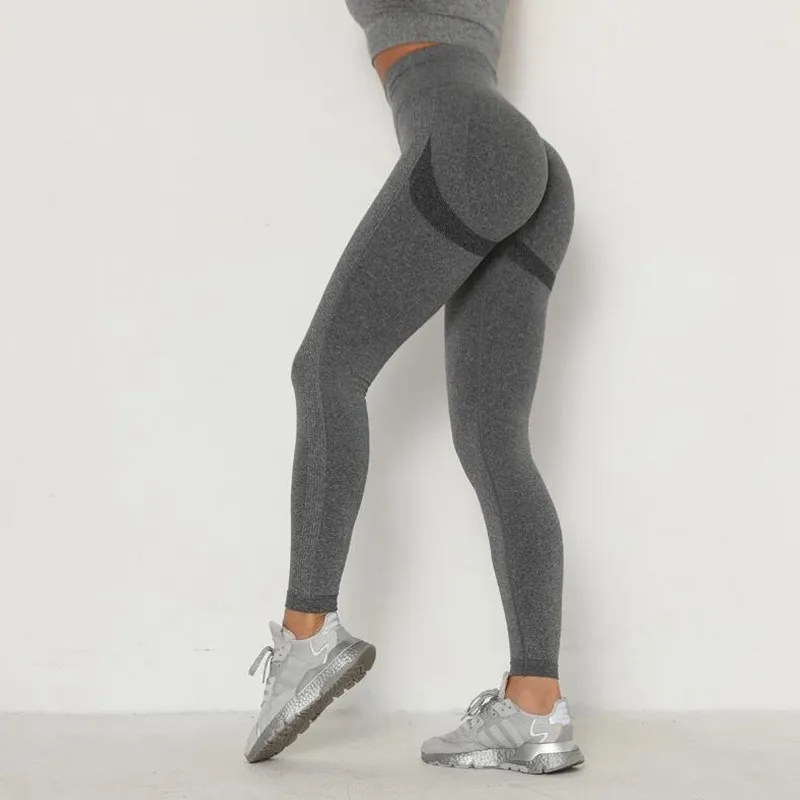 10 renk Kadın Dikişsiz Taytlar Yüksek Bel Gym Enerji Enerji Dikişsiz Tayt Yoga Pantolonları Girlfemale Sport Egzersiz Tayt Pantolon 201014
