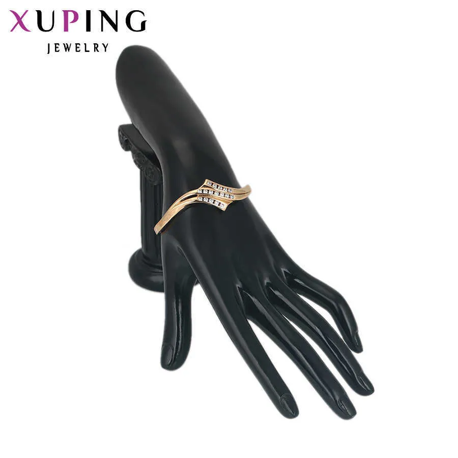 Xuping Fashion Bangle New Arrival High Quality Jewelry for Women Luxury Synthetic Cubic Zirconia Wholesale Gift 50788 Q0719