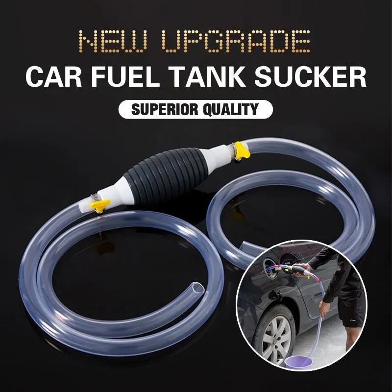 Auto Brandstoftank Sucker Tanks Handmatige brandstofleidingpompen Auto-onderdelen Sifon Olie Gasbespaarders Motorfiets Gas Benzine Benzine Diesel Vloeistof Water Vistank