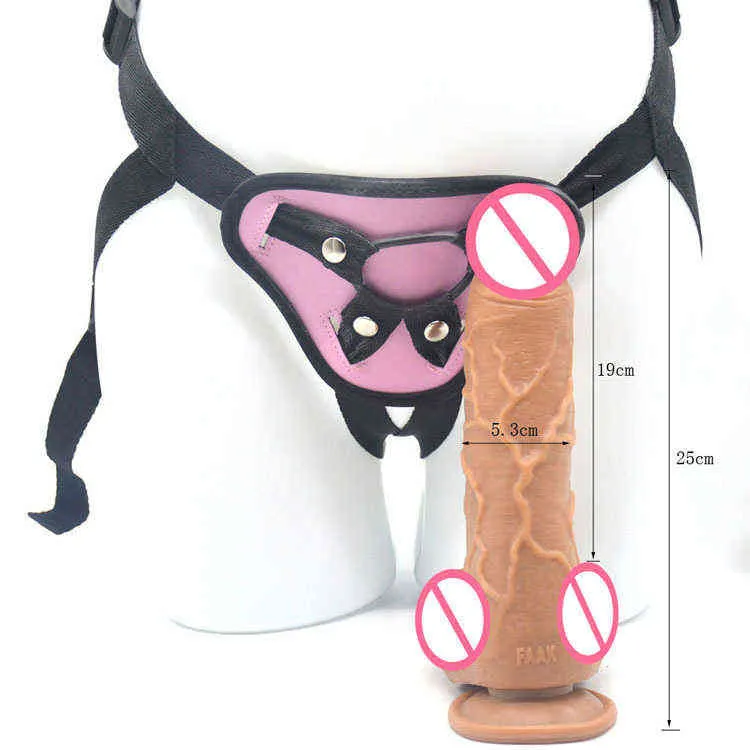 NXY Dildos tragen simulierte Penis Erwachsene Produkte Paar Spaß Spiele Sex Toys Orgasmus Stick Anal Plug Leder Hosen 0221