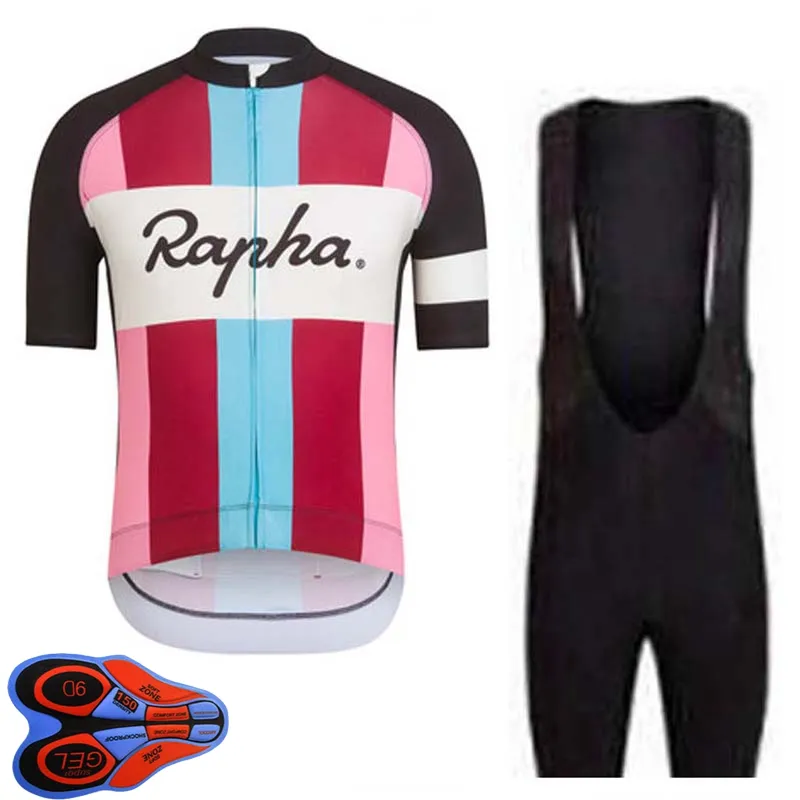 2021 RAPHA Team Radfahren Kurzarm-Trikot-Shorts-Set Fahrradbekleidung Sommeroberteile Atmungsaktive, schnell trocknende Kleidung U200420113087