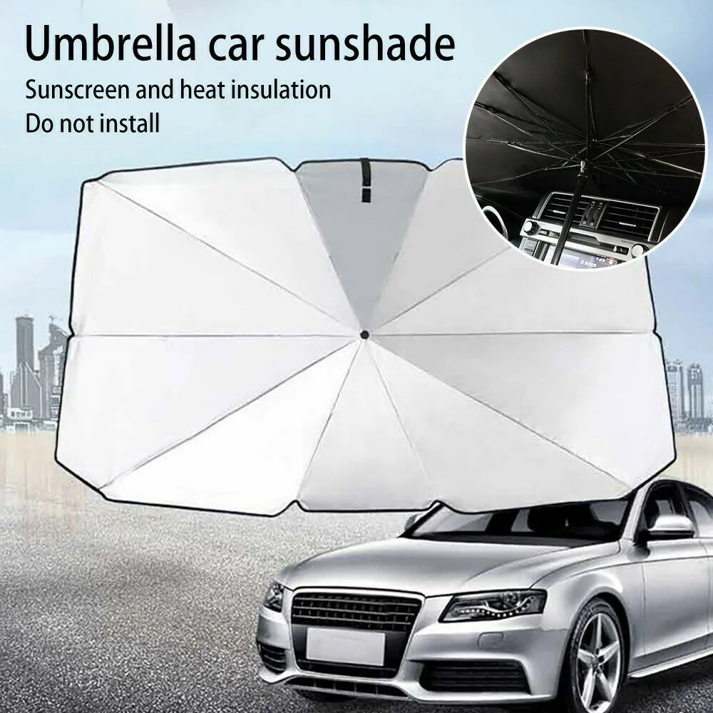 Parapluie pliable pare-brise intérieur pare-soleil couverture fenêtre avant Protection UV ombre rideau Parasol accessoires de voiture