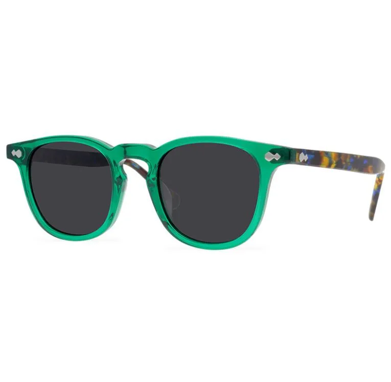 Marka Tasarımcısı Erkek Kadın Güneş Gözlüğü Kare Çerçeve Vintage Gözlük Gölleri Unisex Gri Yeşil Lensler gözlük Çerçeveleri Retro Sun1877