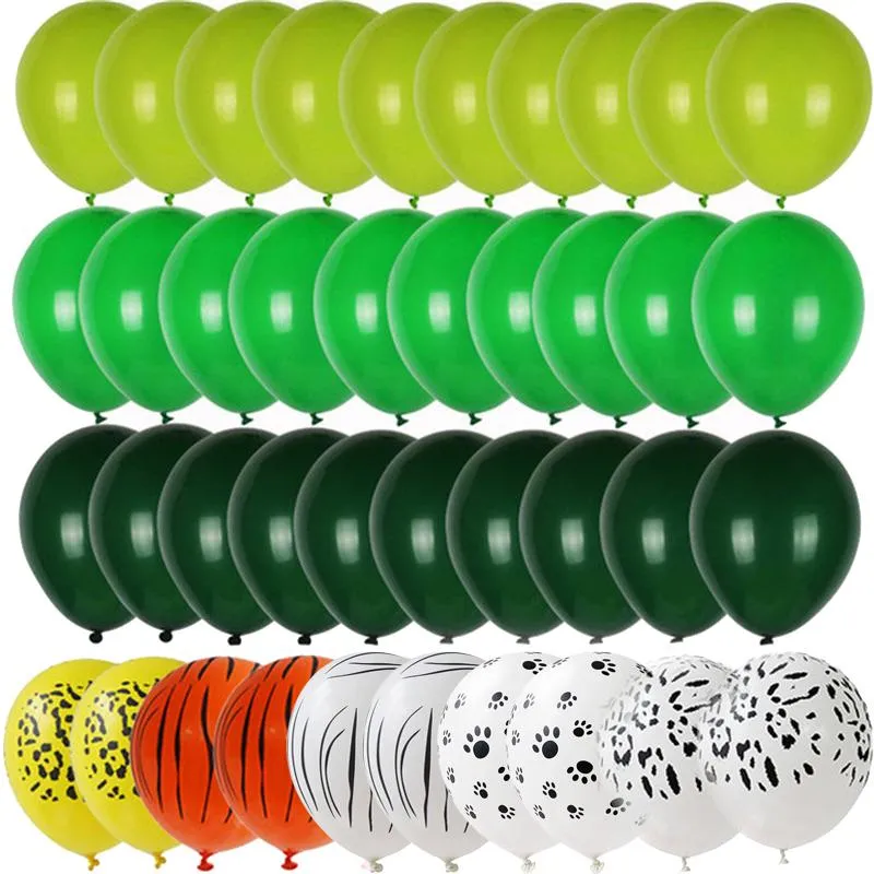 Partydekoration grüne Luftballons