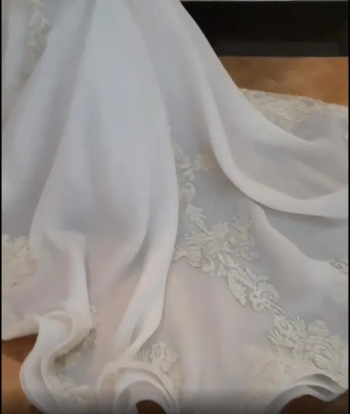Arabe Aso Ebi luxueux dentelle sirène robes de mariée 2021 épaule perlée à lacets col transparent grande taille robe de mariée africaine307u