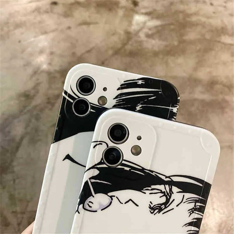 Junji Ito Tees Horror Comics Telefonhülle für iPhone 13 12 Mini 11 Pro Max 8 7 plus x XS Max SE2 XR Japan Anime Soft Cover Coque G225026135