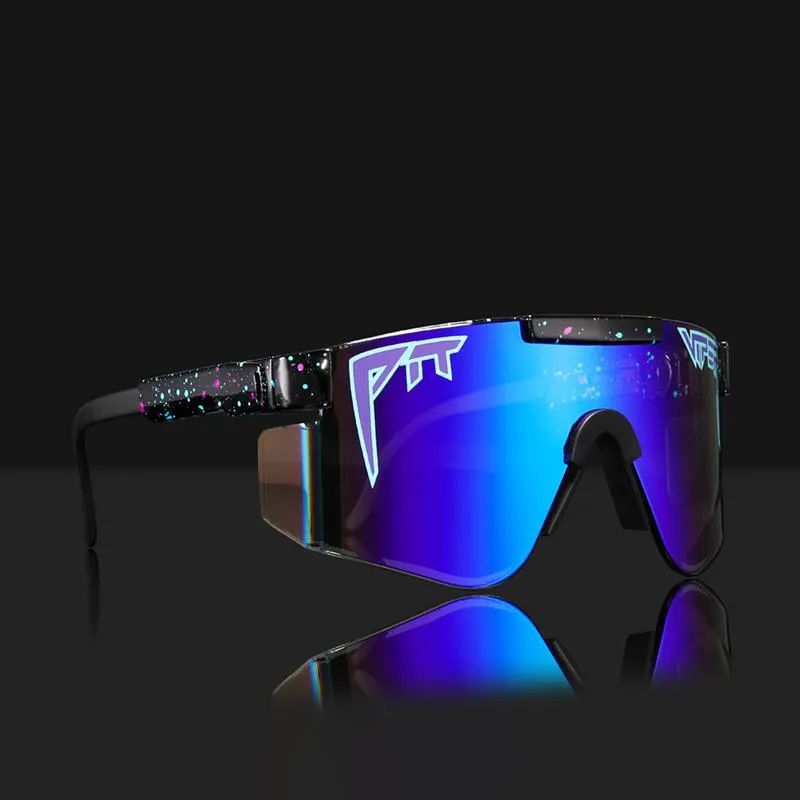 Solglasögon original för män kvinnor coola överdimensionerade sports nyanser kvalitet ANSI Z87 1 UV400 lins solglasögon med box286t