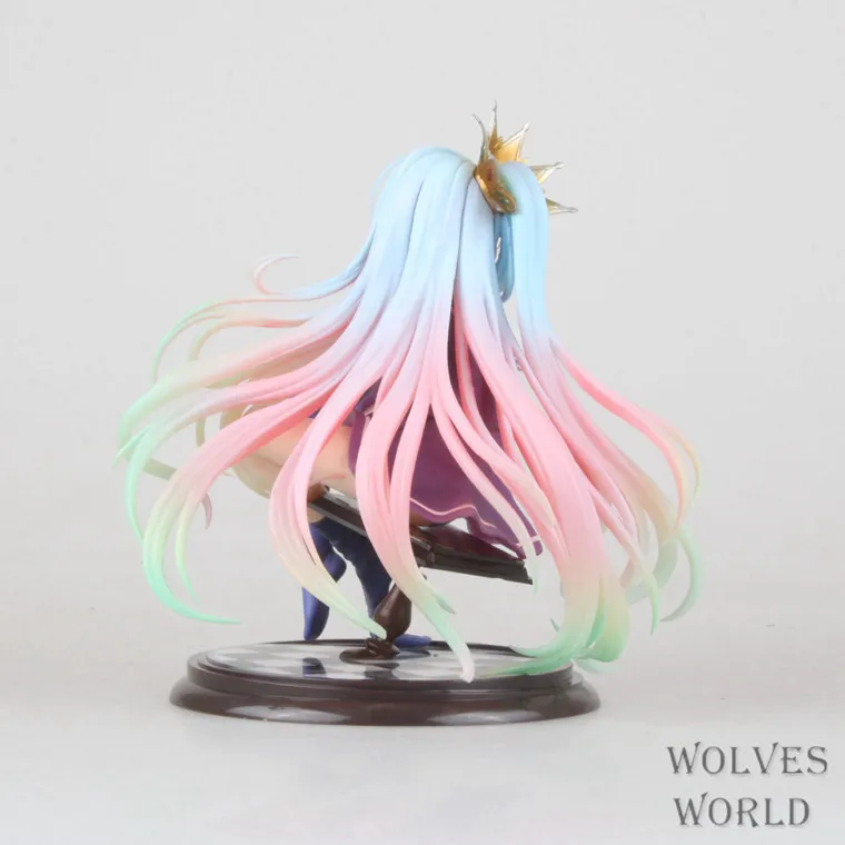 No Game No Life 18 escala Siro sexy Girl Shiro bonecas fofas Kit de garagem Brinquedos Anime Action Figure Toys L02263351940