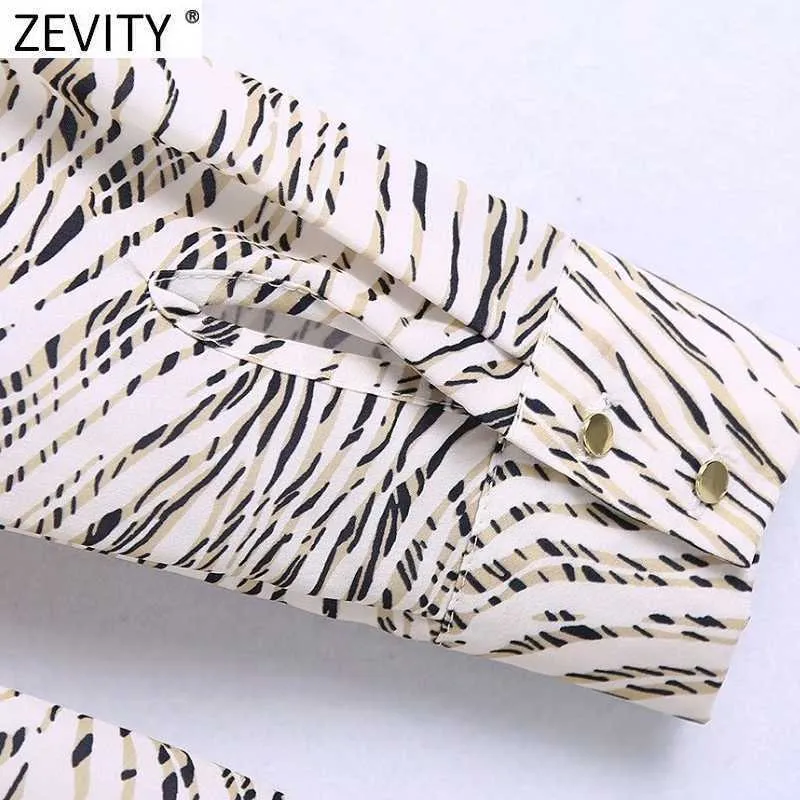 Zevity femmes croix col en V imprimé léopard à lacets Kimono Mini robe Prairie Chic à manches longues robe à volants robe DS4917 210603