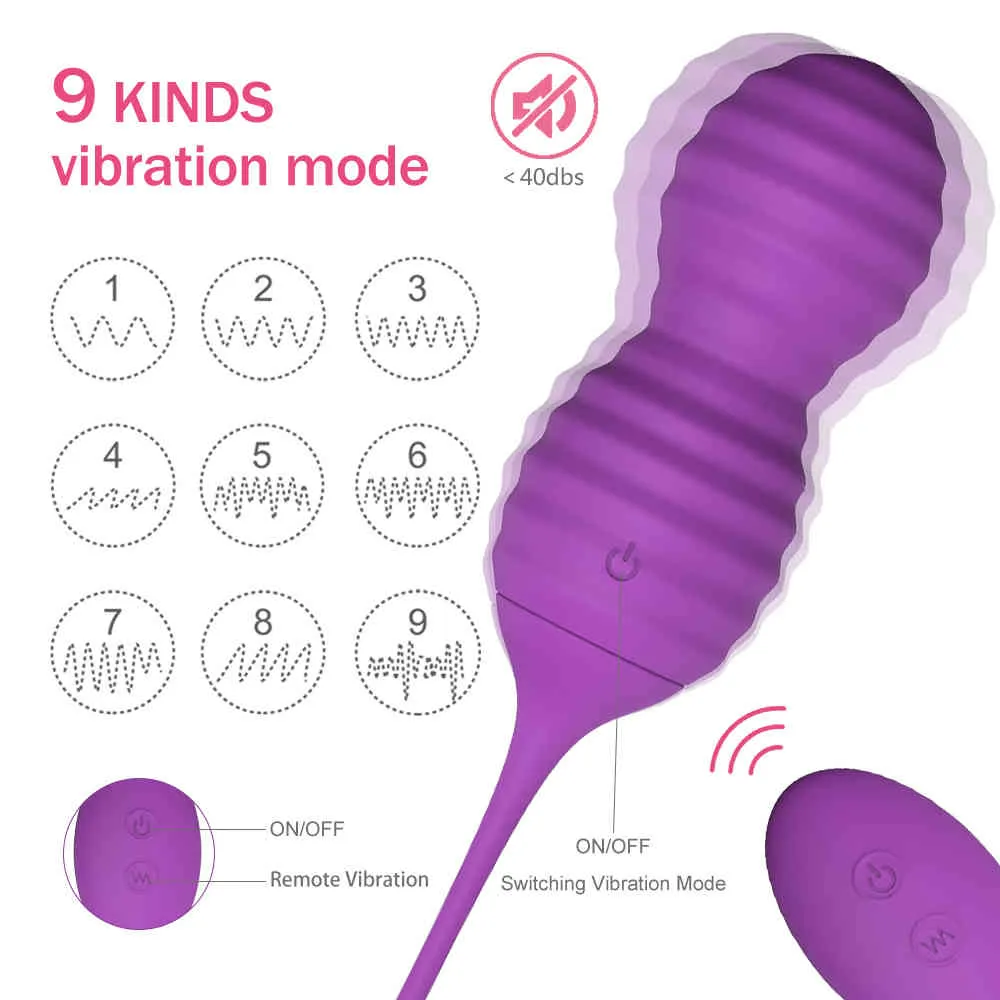 Sex Spielzeug für Erwachsene Phanxy weibliche Vagina Kegel-Simulator Chinesischer Ball Intimmuskeltrainer Vibrator Kontraktion 1012