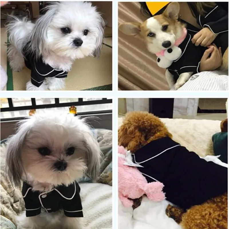 Cat Dog Apparel Fashion Pajamas Pet Clothing for Small Medium Clothes Coat Chihuahua Bulldogs