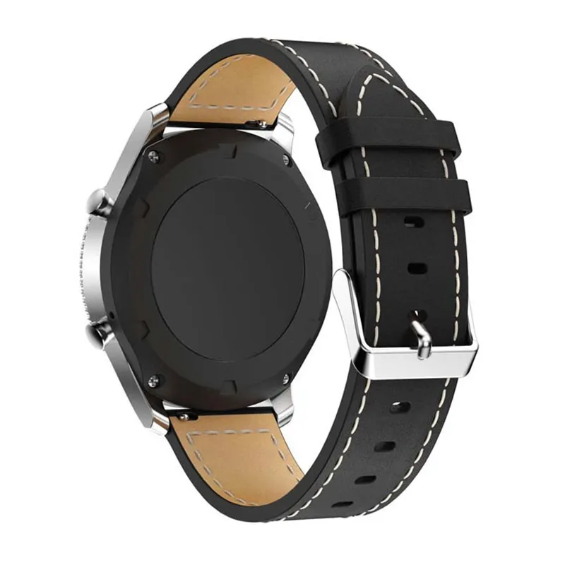 Voor Samsung Gear S3 Frontier Emaker Horlogeband Vervanging Lederen Band Horlogebanden235g