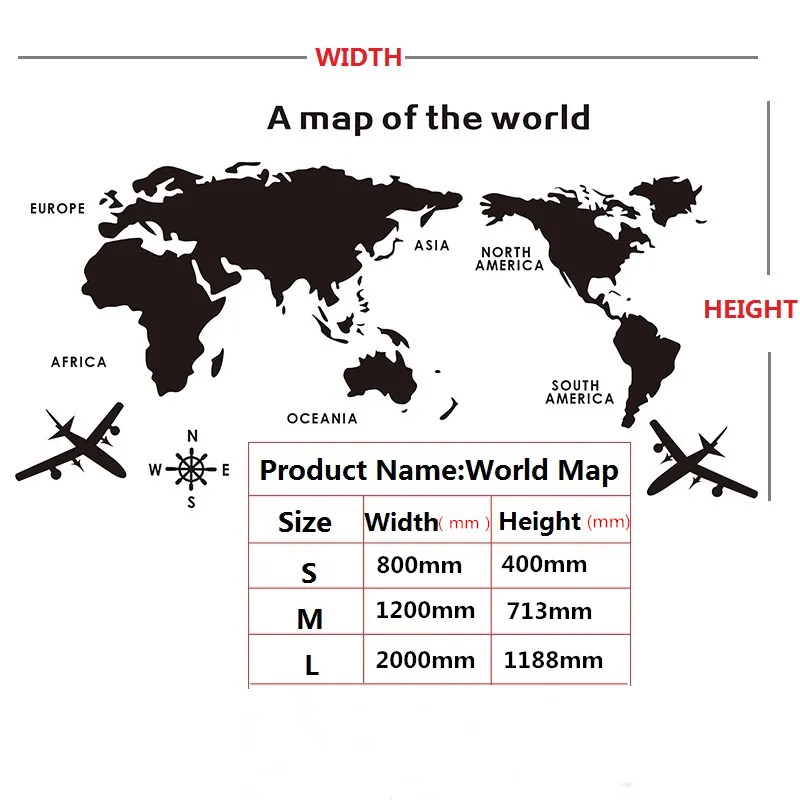 wall sticker world map (5)