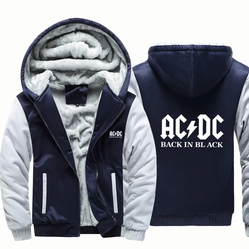 ACDC Rock Band Music Letter Thick Hoodies Winter Coat Jacket Lose Hoodie Vintage Punk Hoody Harajuku Men Clothing LJ2012224949399