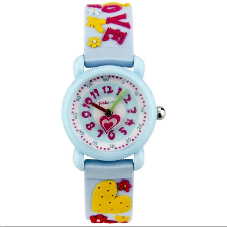 Jnew Brand Quartz Childrens Watch Loverly Cartoon Boys Girls Watches Comfort Silicone Strap Candy Color Wristwatches274f
