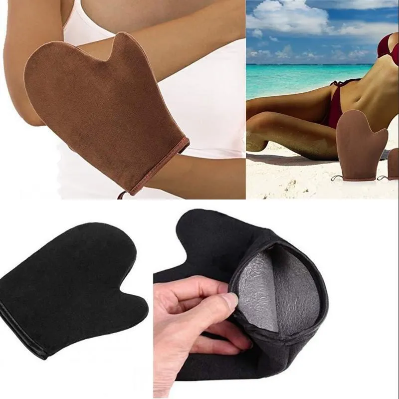 Nouveau gant de bronzage avec pouce pour autobronzants, applicateur de bronzage pour pulvérisation de bronzage, gants spéciaux de plage 239Z