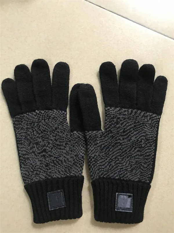 2021HH Knit Jumn Solid Kolor Rękawiczki europejskie i amerykańskie projektanci dla mężczyzn damski ekran dotykowy rękawiczka zimowa mobil