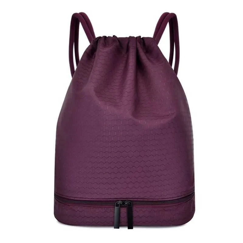 Drawstring Swimming Backpack Dry Wet Separated Sport Bag Waterproof Gym Rucksack W8EE Y0803