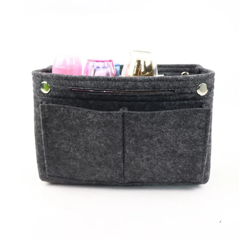 Cosmetic Bags & Cases Felt Insert Purse Organizer Handbag Foldable Travel Bag For Women SWD889229h