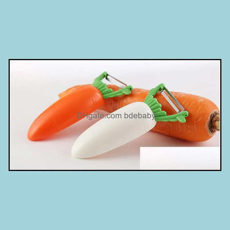 Hot Sale New Arrival Creative Carrot Design 1pcs Kitchen Gadgets Fruit Tools Multifunctional Fruit peeler Bottle Opener Free shipping