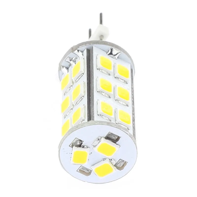 LED G4-lampa 27LEDS 2835SMD upp till 350LM bred arbetslös DC10-30V / AC8-20V Dimbar Bulb Vit varm vit